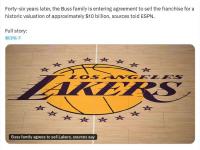 乐鱼体育登录-NBA-巴斯家族出售部分湖人股份估值100亿的简单介绍