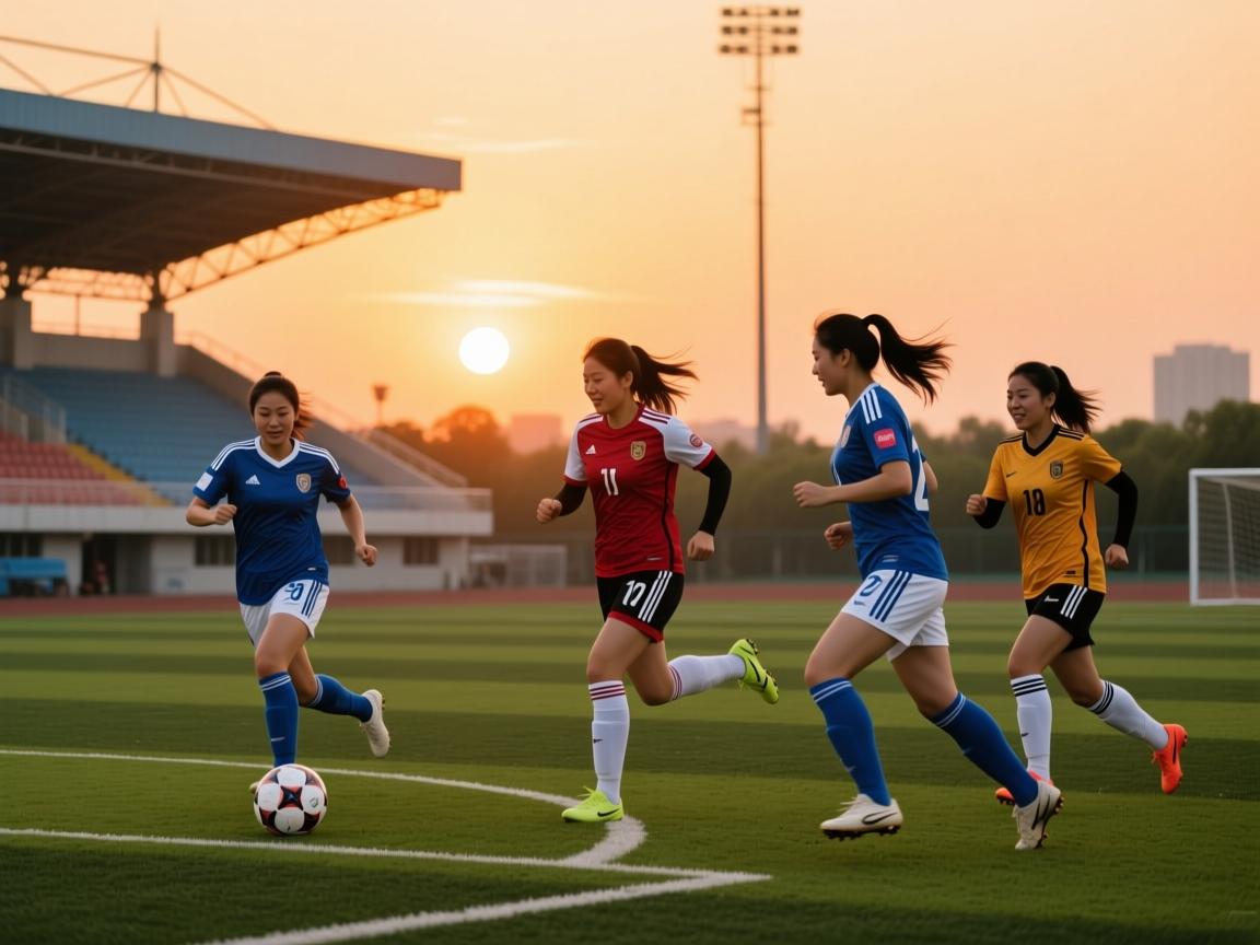 河南女足残阳劲射!男女混合队员共获胜 第2张